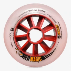Bont Red Magic Inline Speed Wheel - 100mm -Roller Skating Equipment Store Bont RedMagic 100mm Firm