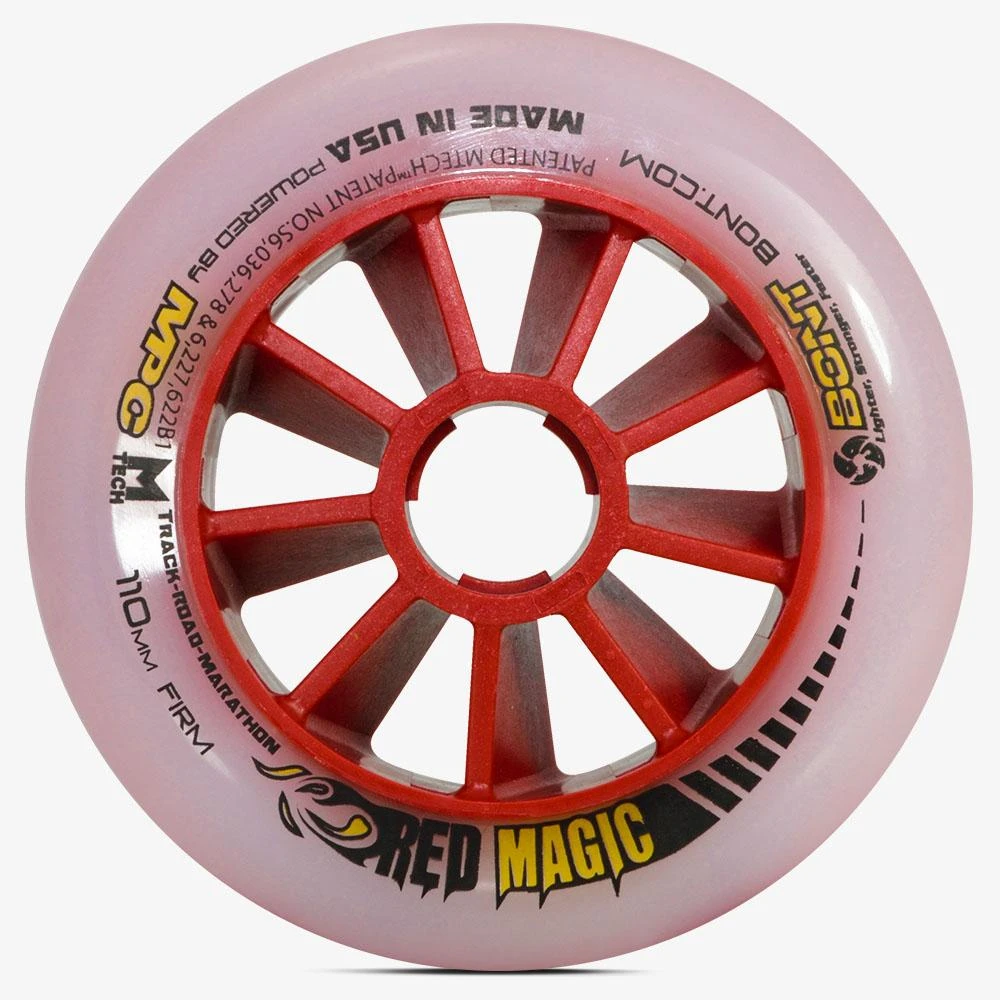 Bont Red Magic Inline Speed Wheel - 110mm 3 Bont Red Magic Inline Speed Wheel - 110mm