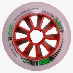 Bont Red Magic Inline Speed Wheel - 110mm 12 Bont Red Magic Inline Speed Wheel - 110mm -Roller Skating Equipment Store Bont RedMagic 110mm XFirm