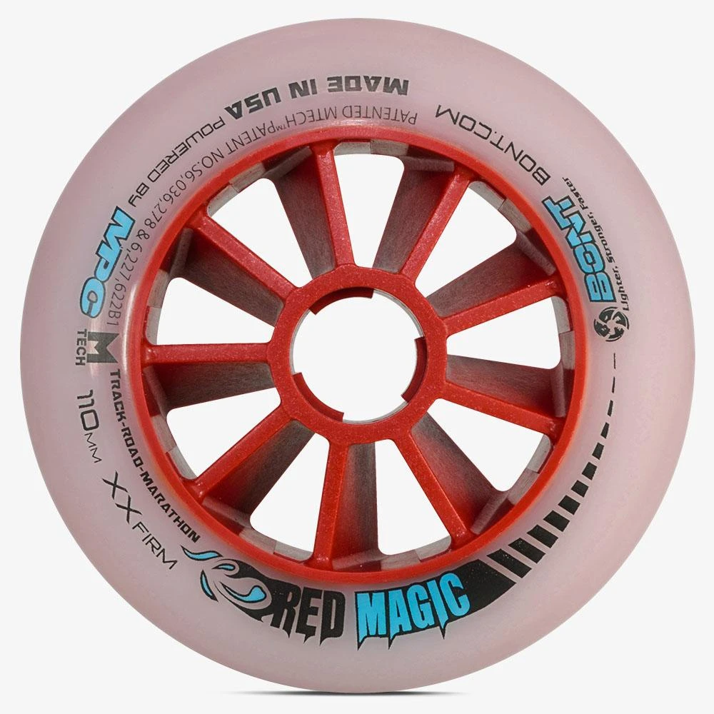 Bont Red Magic Inline Speed Wheel - 110mm 5 Bont Red Magic Inline Speed Wheel - 110mm - Image 3