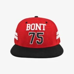 Bont 75 - Snapback Hat -Roller Skating Equipment Store Bont75SnapbackHat Red2