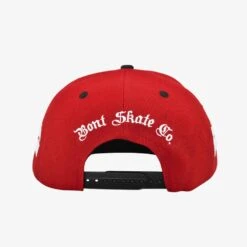 Bont 75 - Snapback Hat -Roller Skating Equipment Store Bont75SnapbackHat Red3