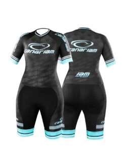 Canariam - Racing Skinsuit - Degrade -Roller Skating Equipment Store CanariamSkinsuit DegradeNeonBlue 1