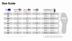 Crazy - DV8 Inline Skate -Roller Skating Equipment Store Crazy DV8SizeGuide