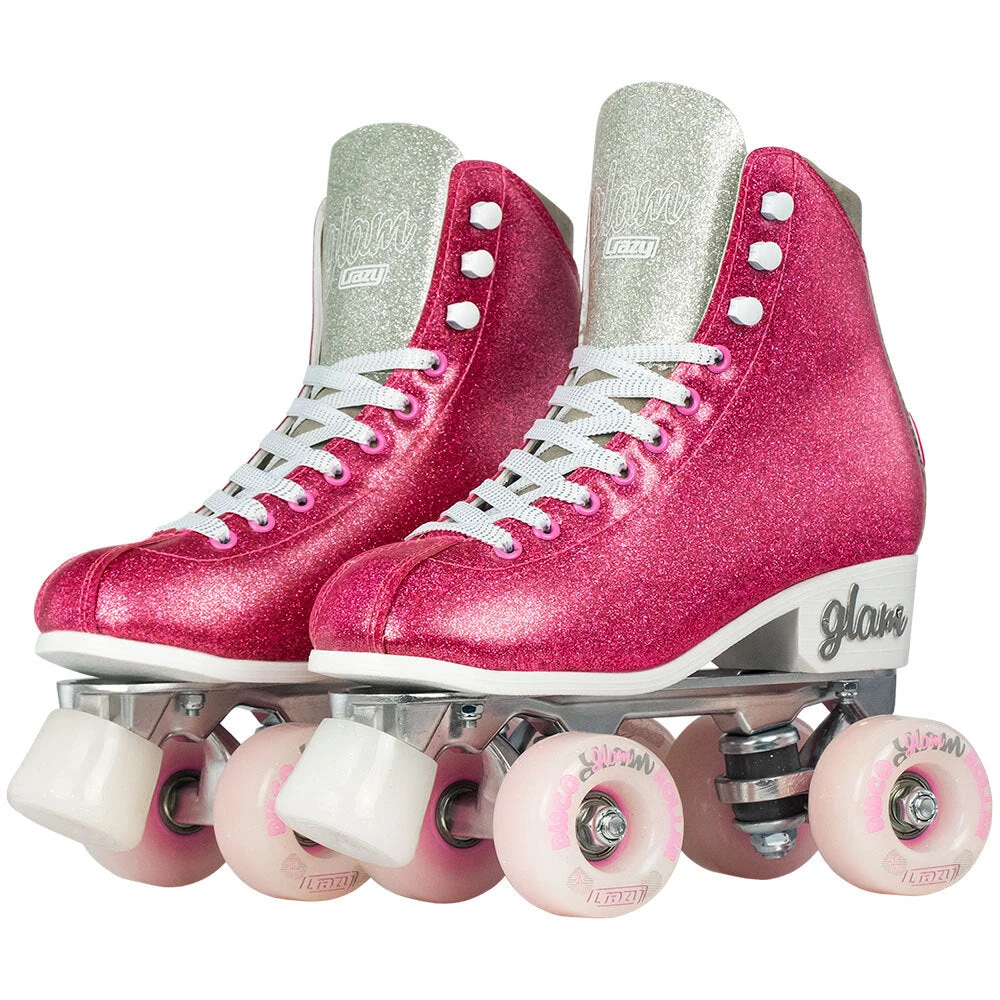 Crazy - Disco Glam - Retro Skates - Pink / Silver 5 Crazy - Disco Glam - Retro Skates - Pink / Silver - Image 3