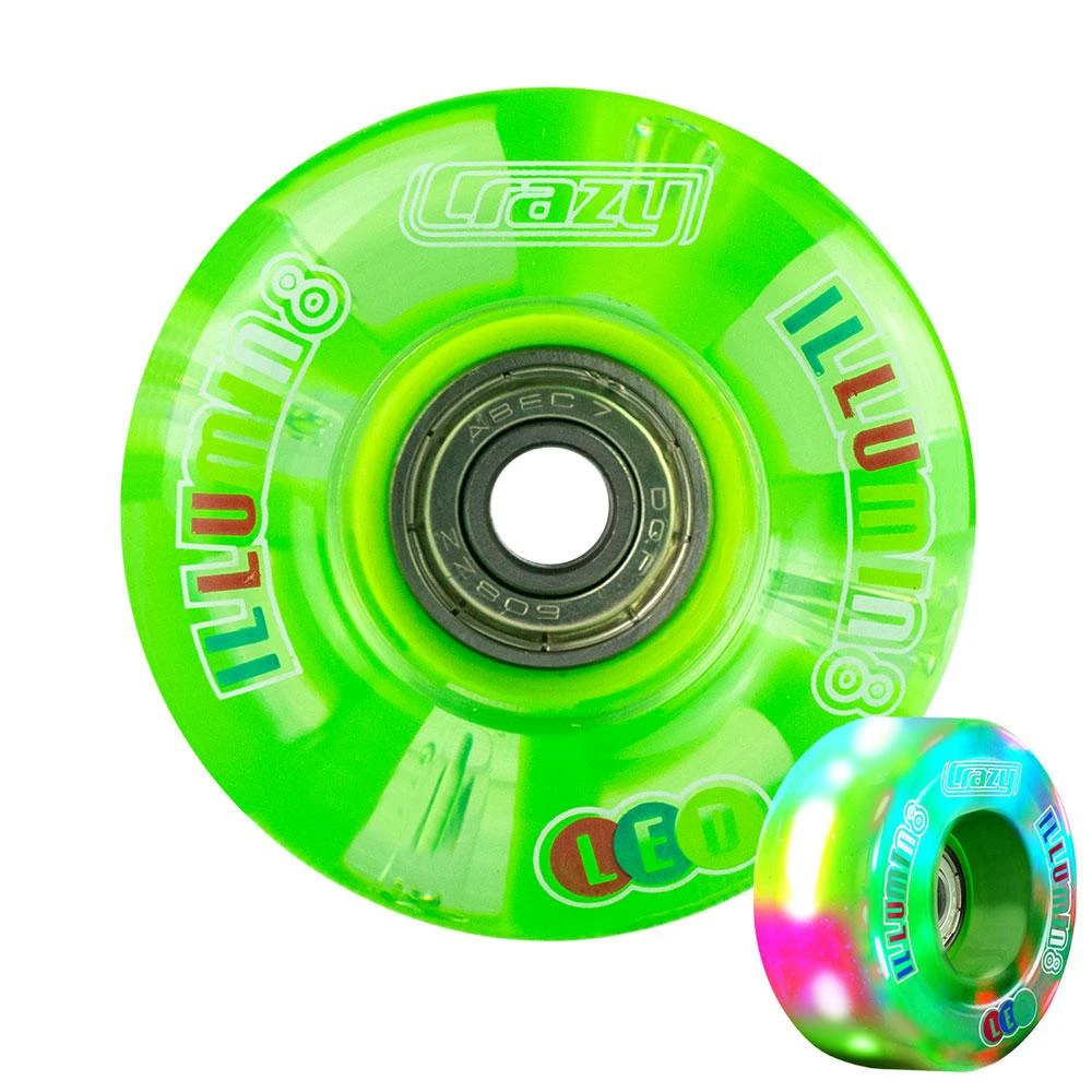 Crazy - Illumin8 LED Light Up Wheels (2-Pack) 10 Crazy - Illumin8 LED Light Up Wheels (2-Pack) - Image 8