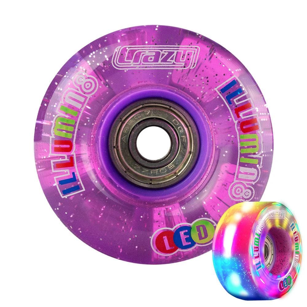 Crazy - Illumin8 LED Light Up Wheels (2-Pack) 9 Crazy - Illumin8 LED Light Up Wheels (2-Pack) - Image 7