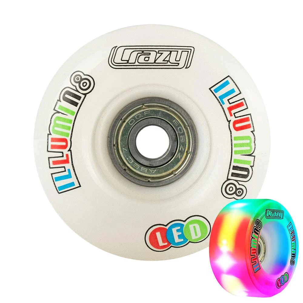 Crazy - Illumin8 LED Light Up Wheels (2-Pack) 5 Crazy - Illumin8 LED Light Up Wheels (2-Pack) - Image 3