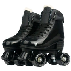 Crazy - Jam Pop Adjustable Quad Skates - Black -Roller Skating Equipment Store Crazy JamPop Black 5