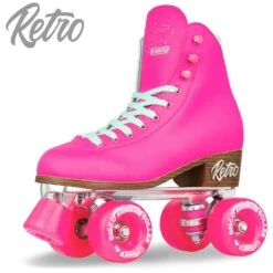 Crazy Retro Roller Skates - Adjustable -Roller Skating Equipment Store CrazyRetro Pink