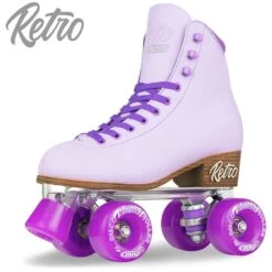 Crazy Retro Roller Skates - Adjustable -Roller Skating Equipment Store CrazyRetro Purple