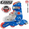 Crazy - 138 Adjustable Inline Skate 2 Crazy - 138 Adjustable Inline Skate -Roller Skating Equipment Store Crazy 138 Blue