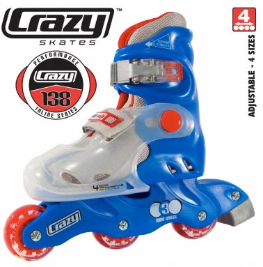 Crazy - 138 Adjustable Inline Skate 3 Crazy - 138 Adjustable Inline Skate