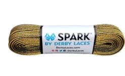 Derby Lace - Spark -Roller Skating Equipment Store DerbyLaces Spark GoldandBlackStripe