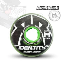 MPC RinkRat - Identity Hockey Wheel - XX Grip -Roller Skating Equipment Store Identity 80xxGreen