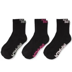 Impala Everyday Sock - 3 Pack -Roller Skating Equipment Store ImpalaEverydaySock Black