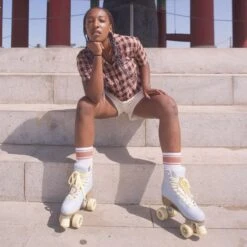 Impala Rollerskate - Sky Blue / Yellow -Roller Skating Equipment Store ImpalaSkyBlue YellowQuad 7