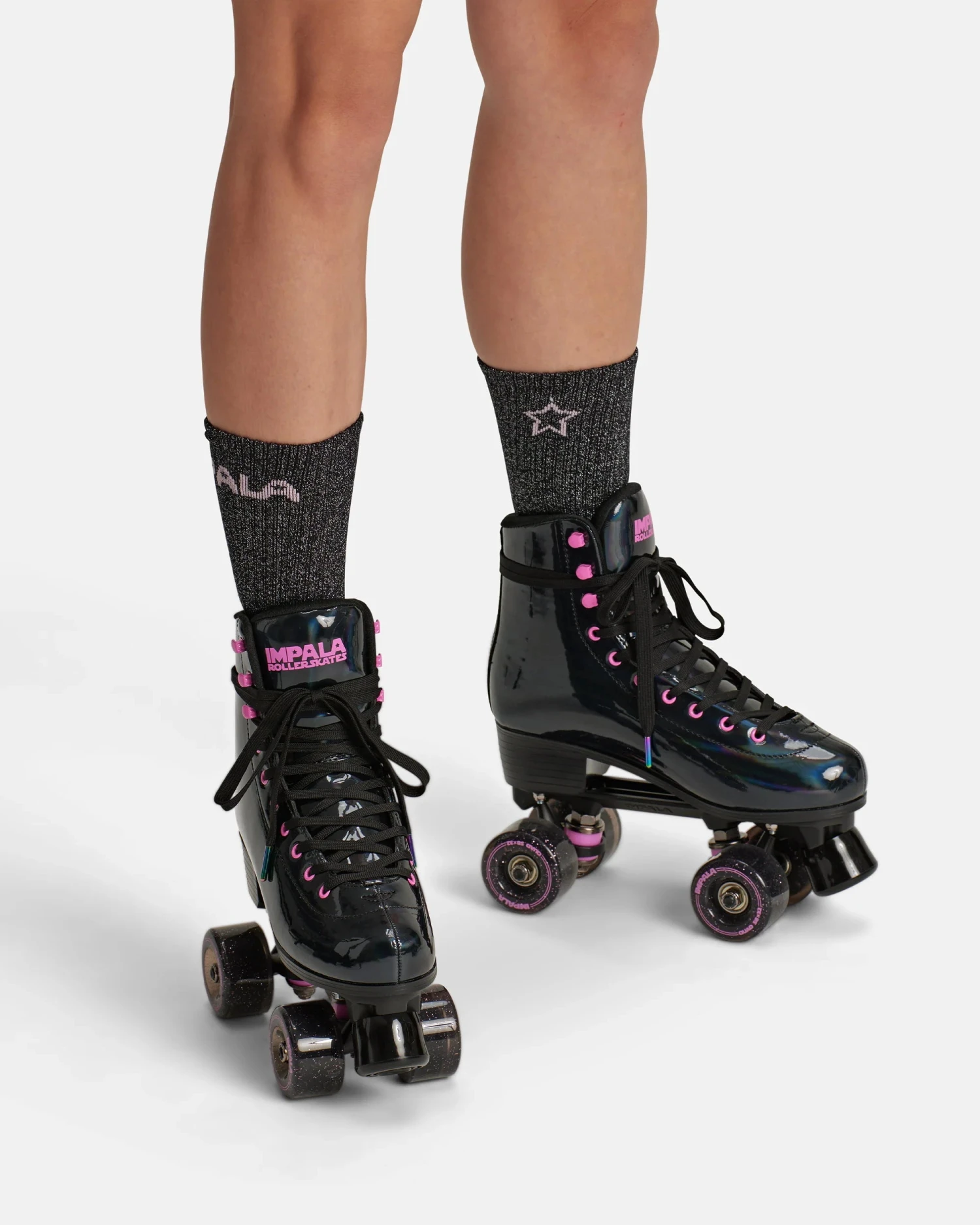 Impala Rollerskate - Black Holographic 9 Impala Rollerskate - Black Holographic - Image 7
