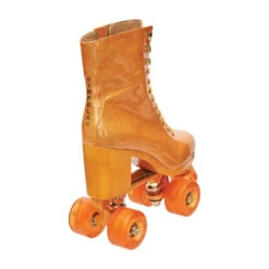 Impala Rollerskates - Marawa High Heeled Skate - Sparkle Orange -Roller Skating Equipment Store Impala MarawaHighHeel 3