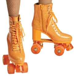 Impala Rollerskates - Marawa High Heeled Skate - Sparkle Orange -Roller Skating Equipment Store Impala MarawaHighHeel 4