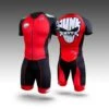 Junk - Red Pro Racing Suit (Short Sleeve) 2 Junk - Red Pro Racing Suit (Short Sleeve) -Roller Skating Equipment Store JunkRedSkinsuitSS