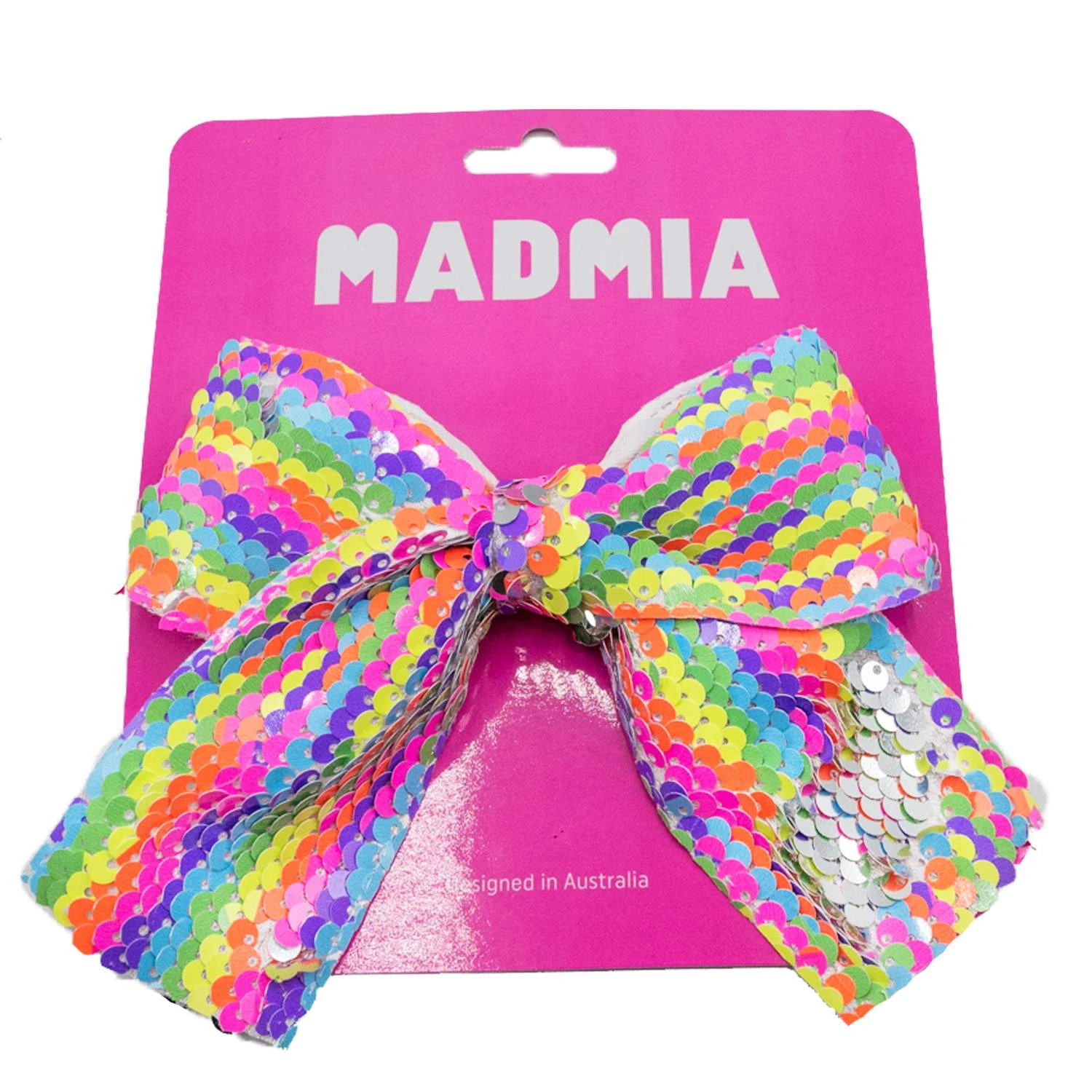 Madmia - Rainbow Sequin Bow 3 Madmia - Rainbow Sequin Bow