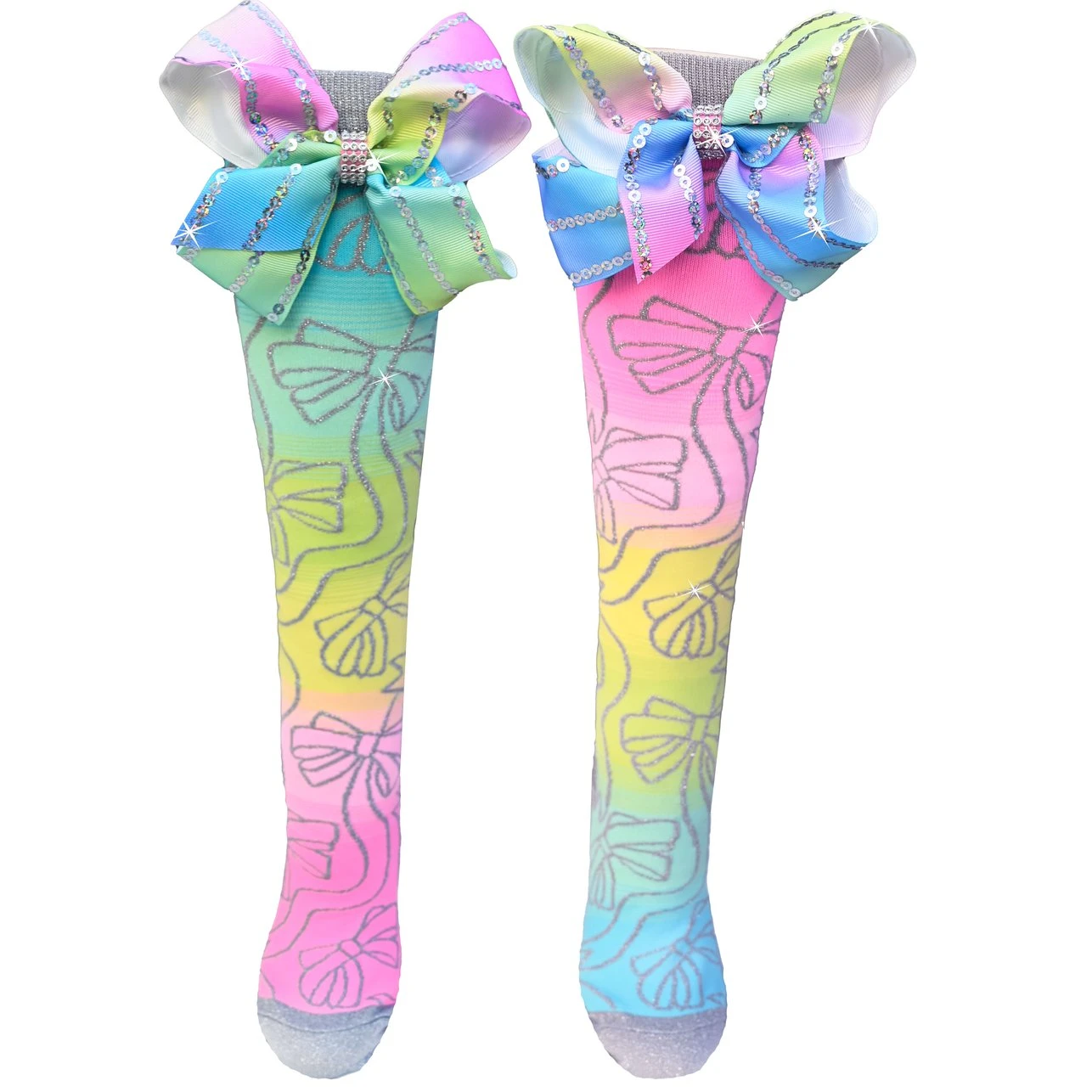 Madmia - Sparkly Bows Socks 3 Madmia - Sparkly Bows Socks
