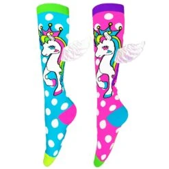 Madmia - Toddler Socks -Roller Skating Equipment Store Madmia flying unicorn socks