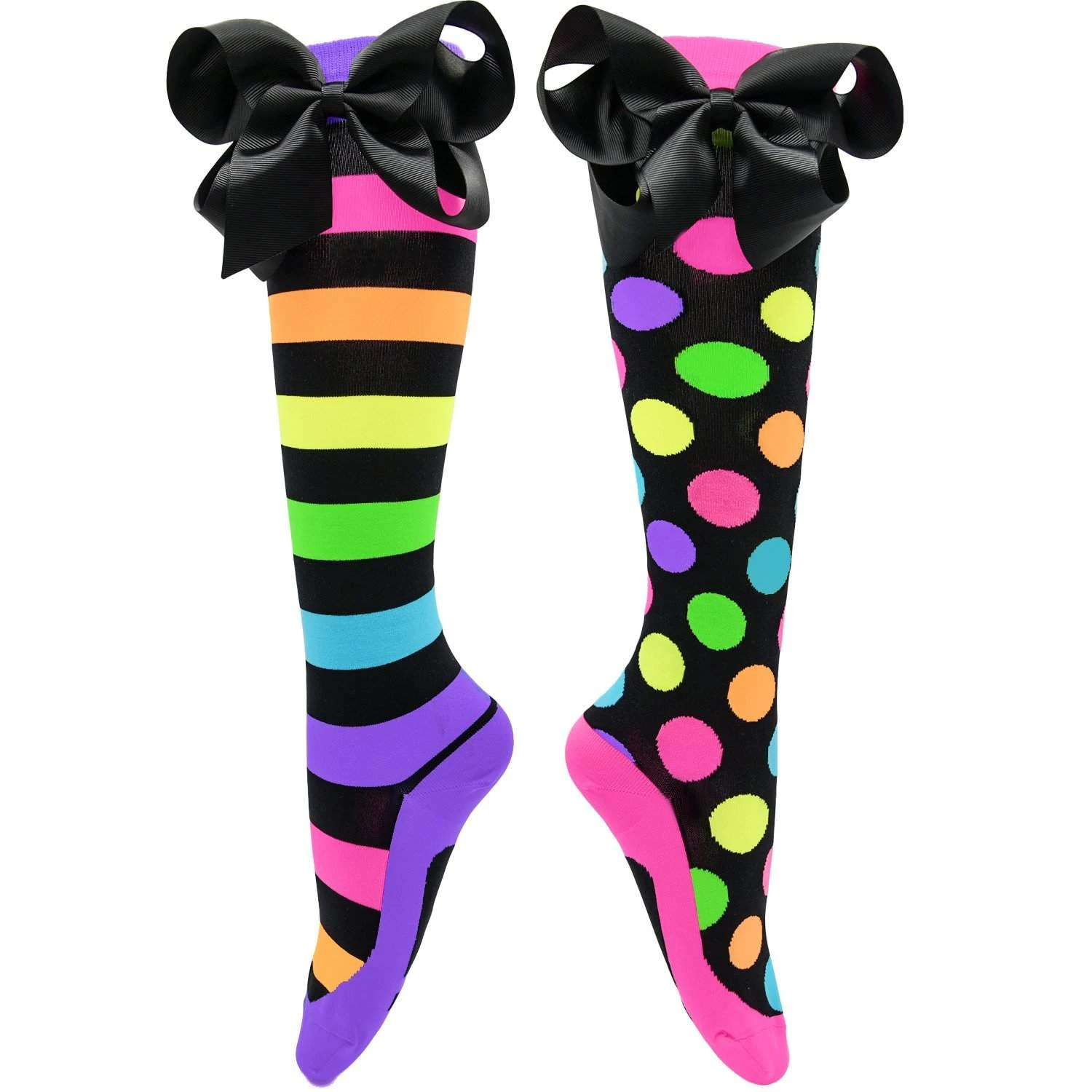 Madmia - Liquorice Bows Socks 3 Madmia - Liquorice Bows Socks