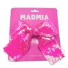 Madmia - Pink Sequin Bow -Roller Skating Equipment Store Madmia pink sequin bow 1