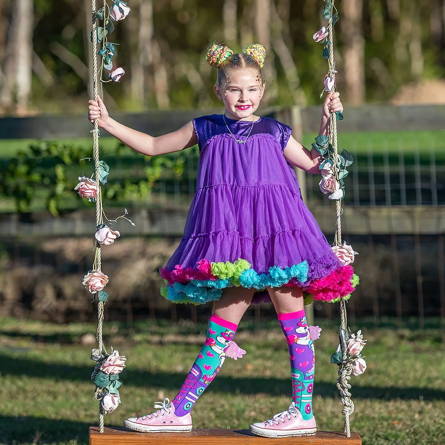 Madmia - Skatercorn Socks (with Wings) 6 Madmia - Skatercorn Socks (with Wings) - Image 4