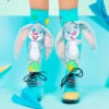 Madmia - Hop Hop Bunny Socks 2 Madmia - Hop Hop Bunny Socks -Roller Skating Equipment Store Madmia Hop Hop Bunny new 1