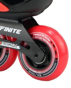 Micro - Infinite Inline Skate - Black / Red 12 Micro - Infinite Inline Skate - Black / Red -Roller Skating Equipment Store MicroInfiniteInlineSkates Black Red 5