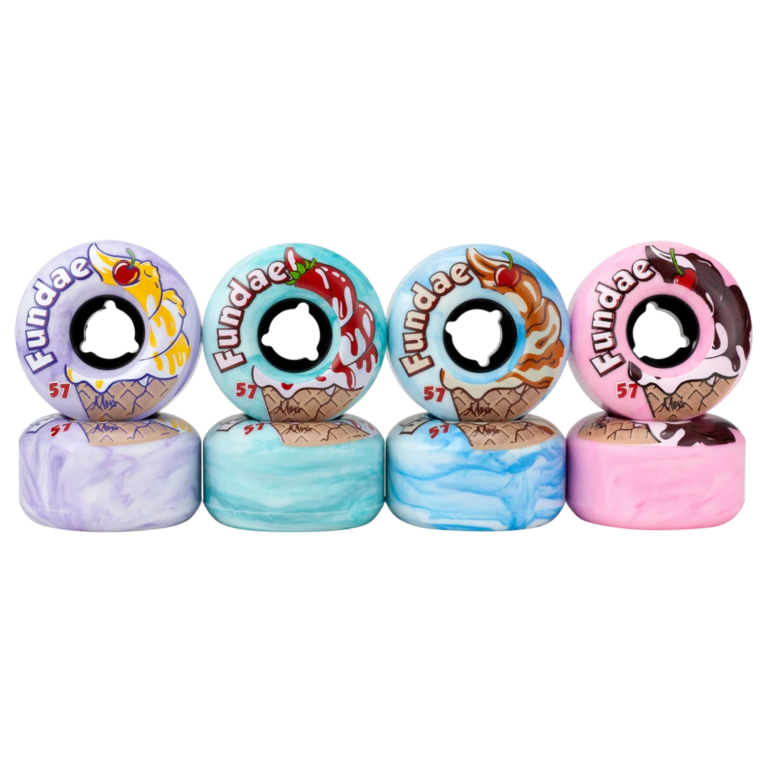 Moxi Fundae Hybrid Wheels - (4 Pack) 3 Moxi Fundae Hybrid Wheels - (4 Pack)