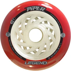 Piper - Legend - Indoor Inline Speed Wheels - 110mm / 100mm 10 Piper - Legend - Indoor Inline Speed Wheels - 110mm / 100mm -Roller Skating Equipment Store PiperLegend UTILITY 110MM Red