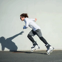 Powerslide SWELL 110 Black & White -Roller Skating Equipment Store PowerslideSwell110black life