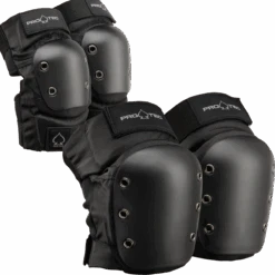 Protec Skate/Street - Elbow And Knee Combo Pack (Black)