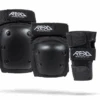 REKD - Heavy Duty Triple Pad Set - 3 Pack -Roller Skating Equipment Store REKDHeavyDutyPadSet Black