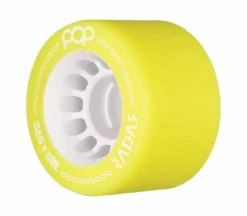 Radar Pop - Quad Wheel - (4 Pack) 11 Radar Pop - Quad Wheel - (4 Pack) -Roller Skating Equipment Store RadarPop Yellow