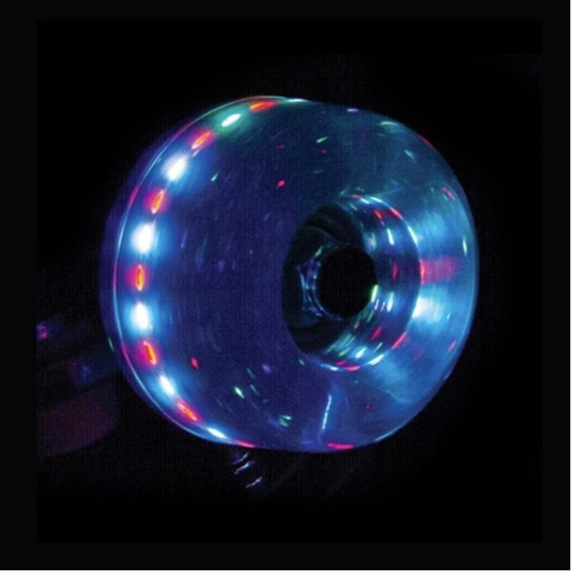 Rio Roller - Light-Up Wheels (4-pack) - Blue Glitter 4 Rio Roller - Light-Up Wheels (4-pack) - Blue Glitter - Image 2