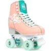 Rio Roller - Script Skates - Peach / Green -Roller Skating Equipment Store RioScript Peach Green1
