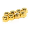 Roll-line - Axle Lock Nuts (Gold) -Roller Skating Equipment Store Roll Line 7mmAxlelocknuts Gold
