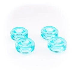 Roll-Line - Urethane Elastomer Suspensions (Cushions) -Roller Skating Equipment Store Roll Line Cushion Elastomer Lower Step ClrBlu Med