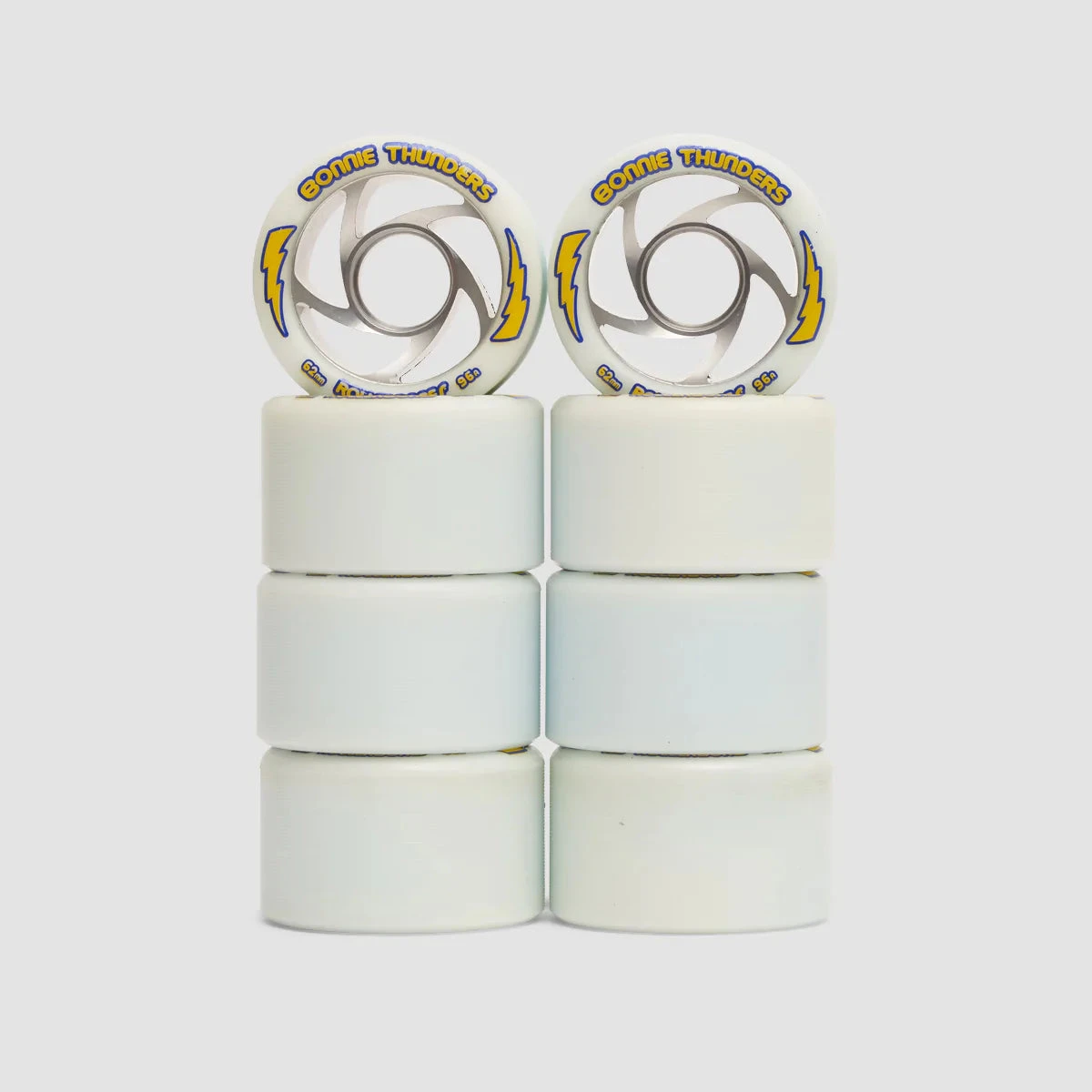 Bones Turbo - Bonnie Thunders - Signature Wheel - 62mm 96A White 8pk 4 Bones Turbo - Bonnie Thunders - Signature Wheel - 62mm 96A White 8pk - Image 2