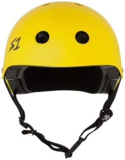 S-One Lifer Helmet - Yellow Matte -Roller Skating Equipment Store S One Lifer Yellow Matte 2
