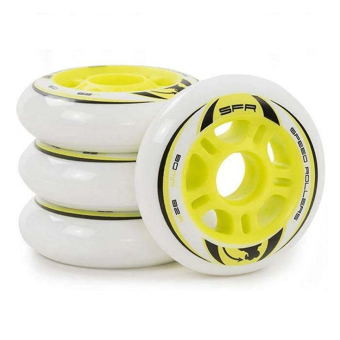 SFR - Speed Rollers - Inline Skate Wheels 72mm, 76mm & 80mm (82A) - 4 Pack 3 SFR - Speed Rollers - Inline Skate Wheels 72mm, 76mm & 80mm (82A) - 4 Pack