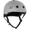 S-One Lifer Helmet - Light Grey Matte (AUS/NZ Certified) -Roller Skating Equipment Store S One LiferHelmet MatteLightGrey