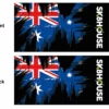 Sk8House - Aus Flag Neck Gaiter 1 Sk8House - Aus Flag Neck Gaiter -Roller Skating Equipment Store Sk8House AUNeckGaiter