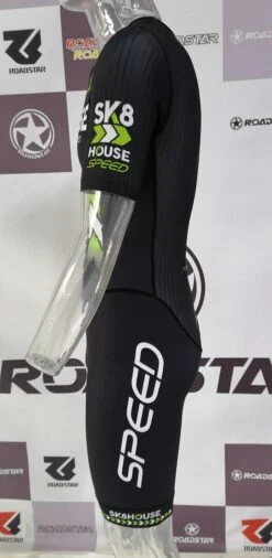 Sk8House - Pro Aero Skin Suit (Short Sleeve) -Roller Skating Equipment Store Sk8HouseProAeroSkin FrontZip 2