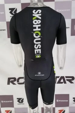 Sk8House - Pro Aero Skin Suit (Short Sleeve) -Roller Skating Equipment Store Sk8HouseProAeroSkin FrontZip 3